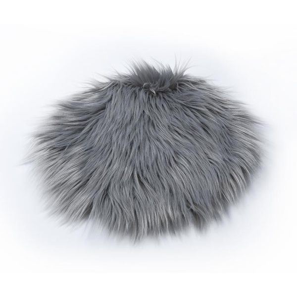 

1xfluffy sheep skin rug soft faux fur fake mats bedroom rugs carpet round carpets
