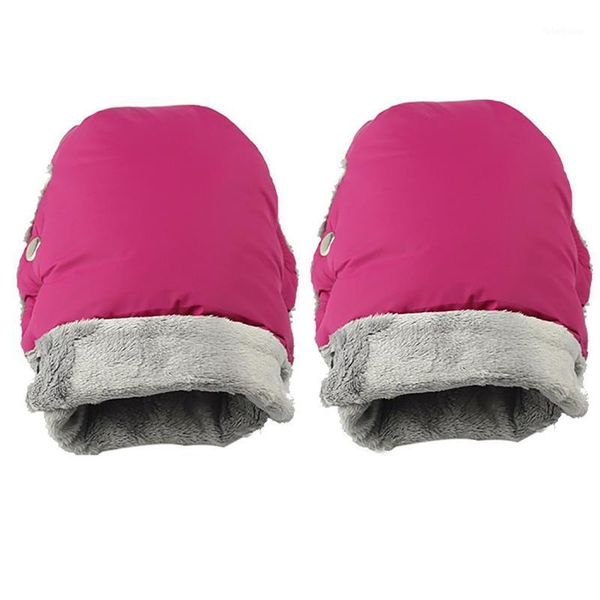 

pair winter warm stroller gloves waterproof pram baby cart fleece hand muff mitten buggy clutch glove parts & accessories1