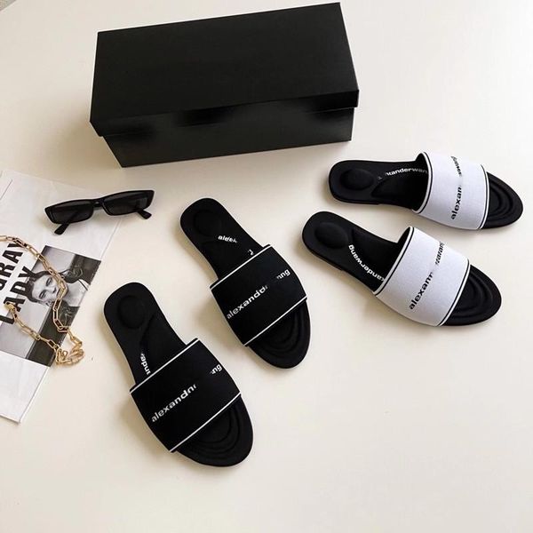 

slippers ladies shoes summer fashion women outdoor flat sandals beach for, Black