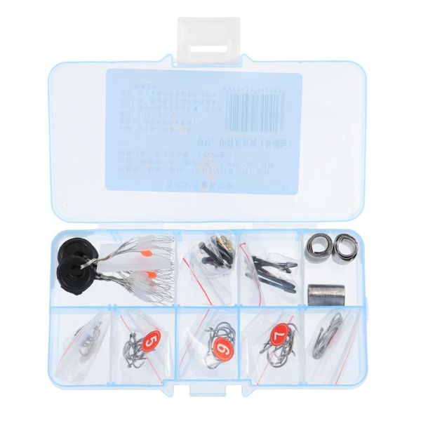 

fishing hooks 1 set single circle fishhook tackle barbed hook sea