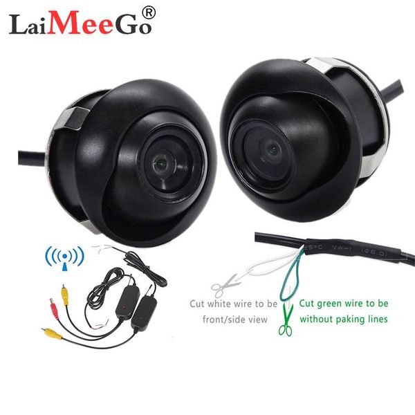 

car video wireless 2.4g night vision rear view camera reverse & front for parking monitor waterproof ccd hd