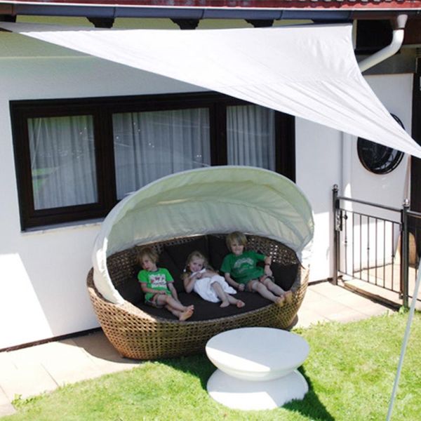 

shade outdoor balcony sun equilateral- sunscreen awning oxford cloth garden swing balkon decoration