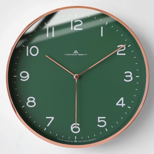 

wall clocks metal nordic clock large glass digital mechanism watches home decor relogio parede living room decoration 60wc