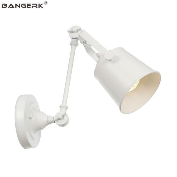 

wall lamp color macarons loft decor modern led light iron adjust long arm sconce bedside balcony home lighting luminaire