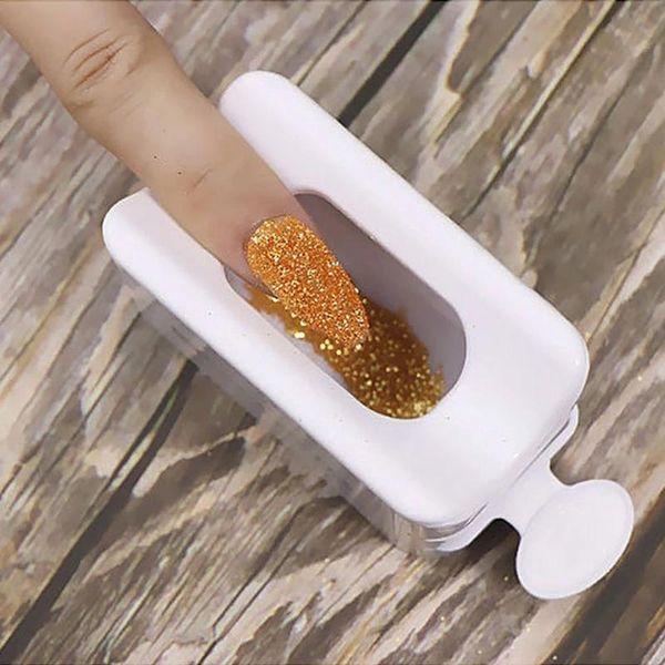 

nail art kits dip powder tray dipping recycling system diy flash box sequin case container manicure tools