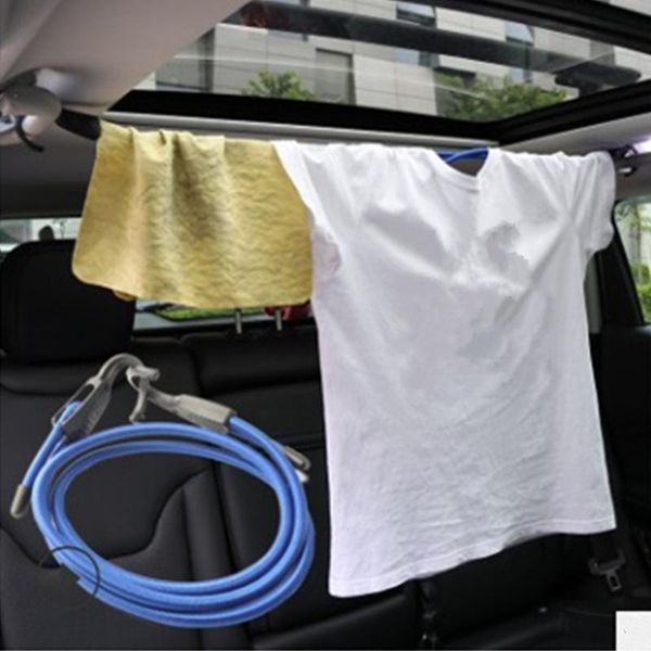 

hook hanger 1.5m adjustable elastic clotheslines luggage straps ropes car clothes hanging string for camping auto tent kayak boat