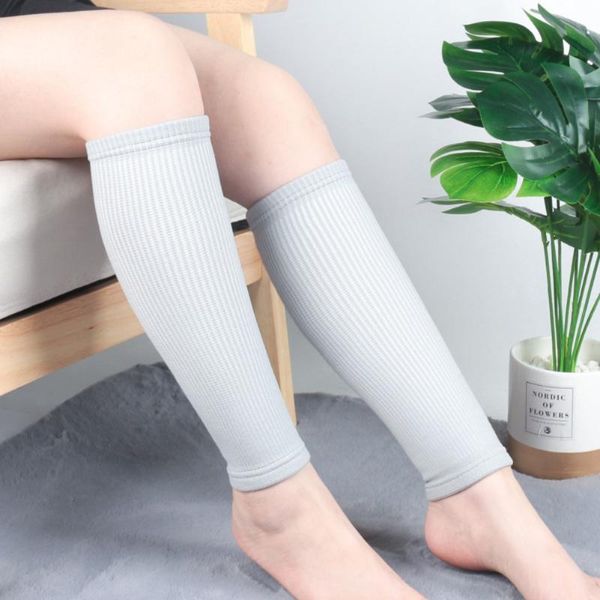 

elbow & knee pads autumn and winter warm calf knitting socks one pair thickened cold-proof pressure leggings sportswear & accessories, Black;gray