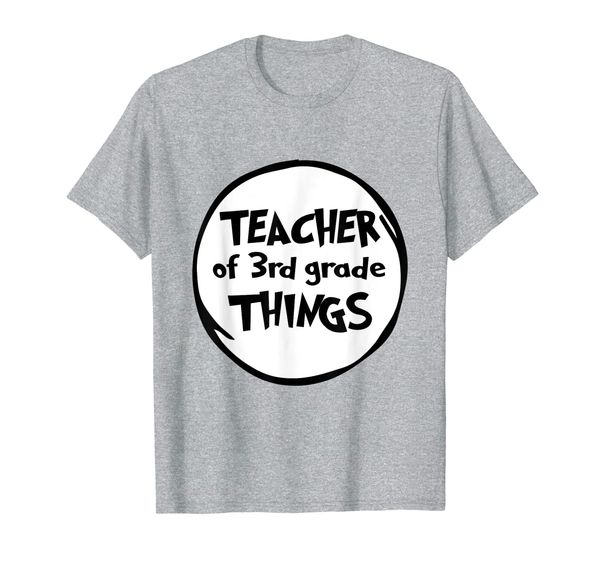 

Teacher of 3rd Grade Things Funny Educator T-Shirt, Mainly pictures