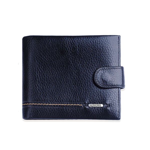 

the wallet leather men's short classic black silk print women's wallet