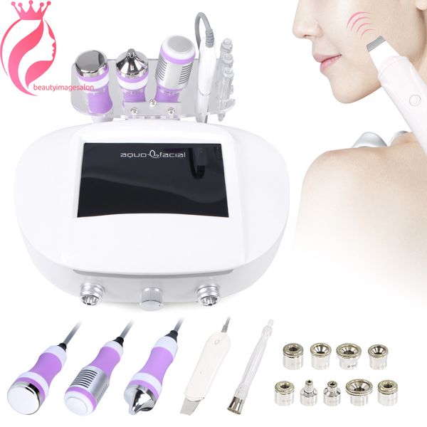 

5 in 1 bio rf hammer hydro microdermabrasion dermabrasion spa facial skin pore cleaning machine