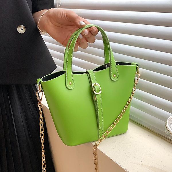 

evening bags super fire women bag summer 2021 fashion high sense chain messenger women's versatile portable bucket