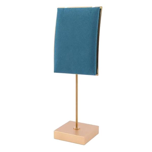 

jewelry pouches, bags necklace display stand holder hanger metal base, Pink;blue