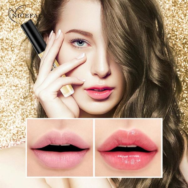 

lip balm niceface silky transparent yellow glue moisturizing nutritious oil lighten lines lipstick sell