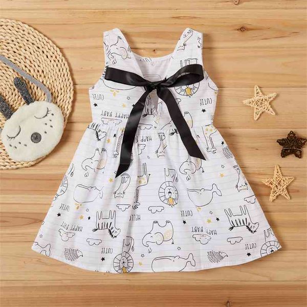 

baby animal print backless dresses 210521, Red;yellow