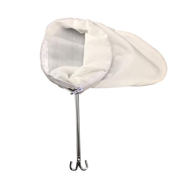 

coffee filters reusable tea filter bag flannel cloth strainer with stainless steel handle drip maker accessories (size