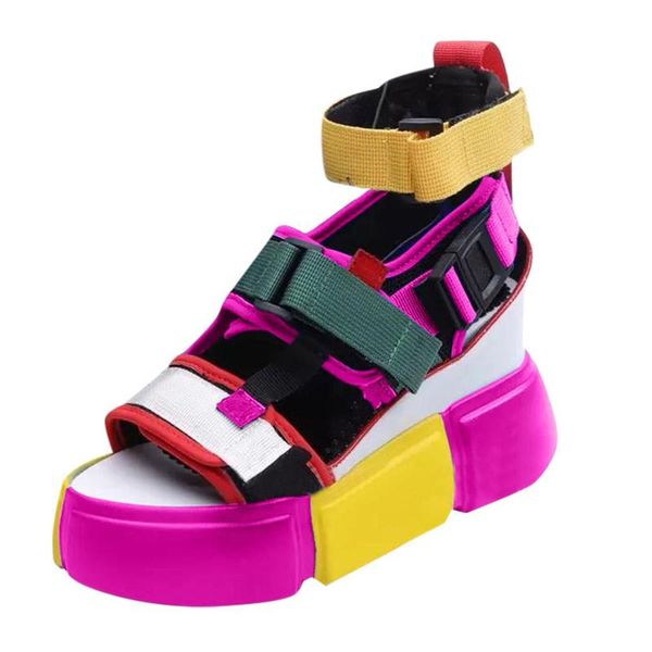 

womail shoes casual wedge women's sandals solid for women heels shoe colorblock office formalgs dress, Black