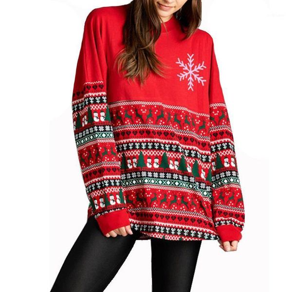 

women\u2021s christmas sweatshirts long sleeve casual loose cartoon letter printed pullover shirts women's hoodies &, Black