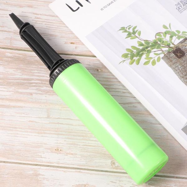 

bike pumps balloon inflator manual inflatable hand push air pump for swimming ring balls (pattern and color is random)