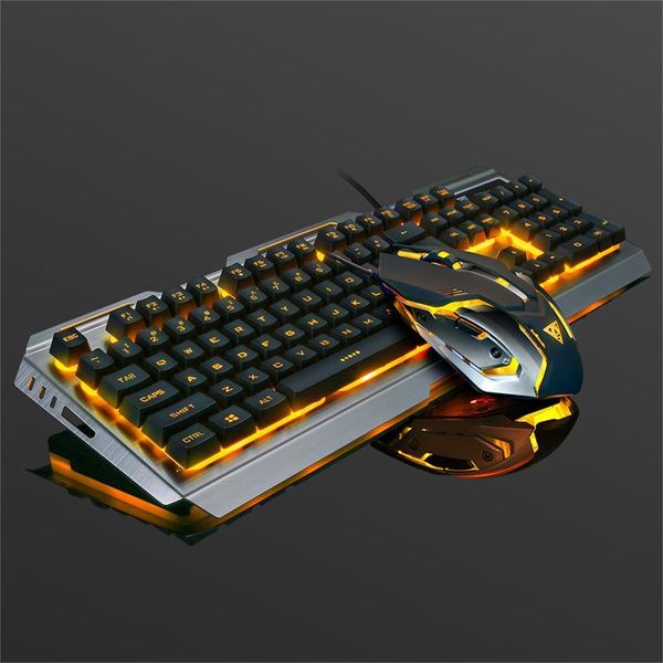 

keyboards gaming keyboard mechanical and mouse v1 104 key usb wired rgb led backl office entertainment for deskpc gamer