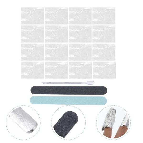 

nail art kits 200pcs acrylic polish removal wraps foils manicures supplies for