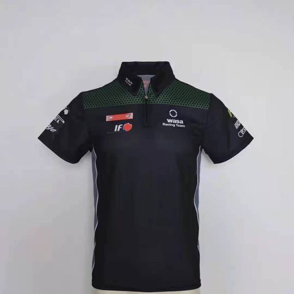 

summer motorcycle extreme rally mountain cross country zipper breathable and quick-drying short sleeve polo shirt fan clothes can be customi