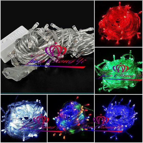 

strips waterproof 10m 100led fairy string light christmas party decoration led
