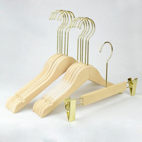 

hangers & racks 10pcs/lot children/women wooden hanger natural wood for clothes