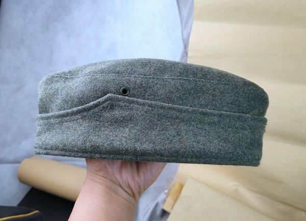 

outdoor hats tomwang2012.wwii german wh wehrmacht soldier em field gray wool garrison cap, Black;white