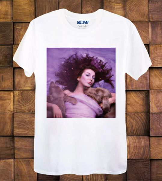 

kate bush hounds of love music tee gift ladies/tee 579, White;black