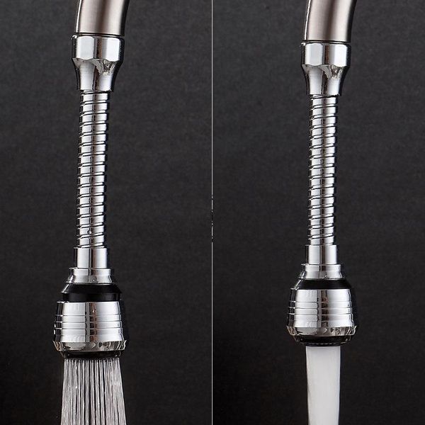 

kitchen faucets long flexible faucet sprayer turbo flex 360 sink extension part water saving aerator
