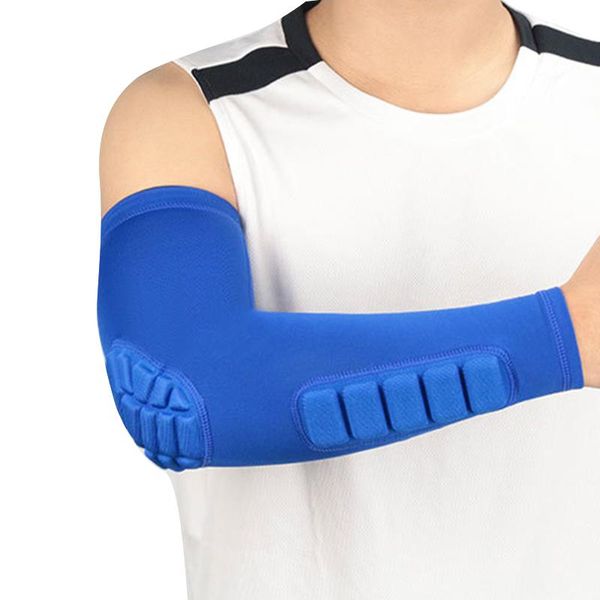 

elbow & knee pads sports brace support guards breathable arm sleeve protector for sport workouts asd88, Black;gray