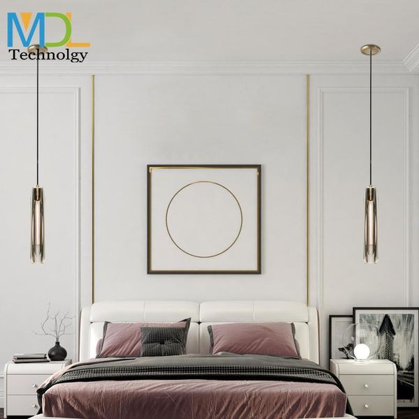 

pendant lamps all-bronze post-modern light luxury chandelier, crystal dining bar, living room background wall, single head small chandelier