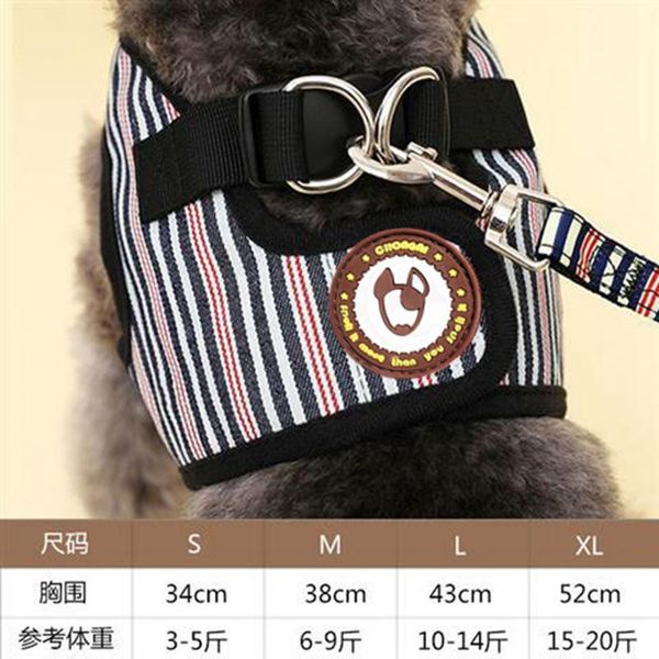 

dog collars & leashes traction rope pet chest strap small medium leash