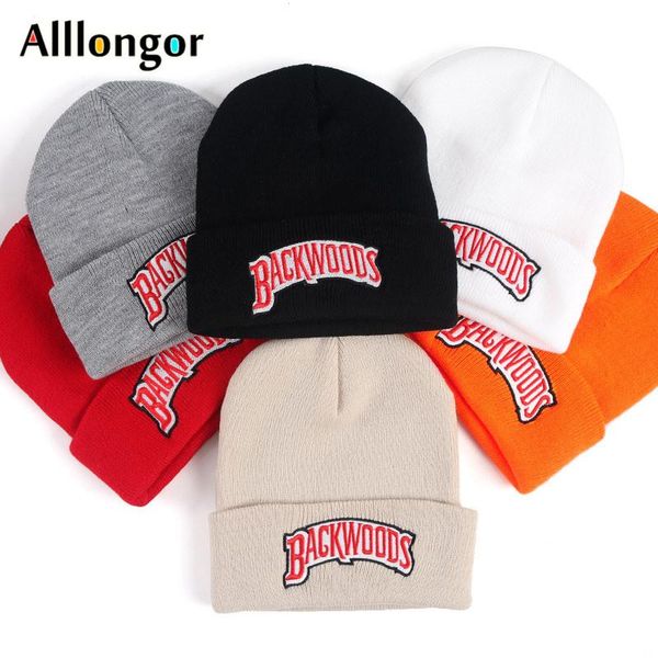 

beanies knitted for women men winter cap 2021 autumn warm beanie letter embroidery backwoods soft skiing unisex