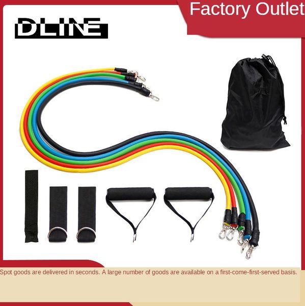 

multifunctional 11-piece set of tension device hook pull rope yoga tension belt