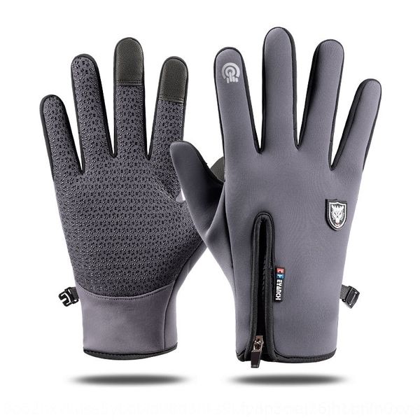 

ImNA riding men' mittens q908 outdoor windproo fingerless waterproo touch warm glovesgloves and glovesscreen women' all inger sports wint, Blue;gray