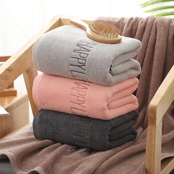 

towel bath home pure cotton 70*140 thick el soft couple household absorbent bathroom beach for men women
