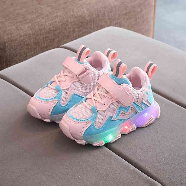 

2021 spring autumn new children's breathable sports girl's baby soft sole toddler single men's and women's shoes, Black