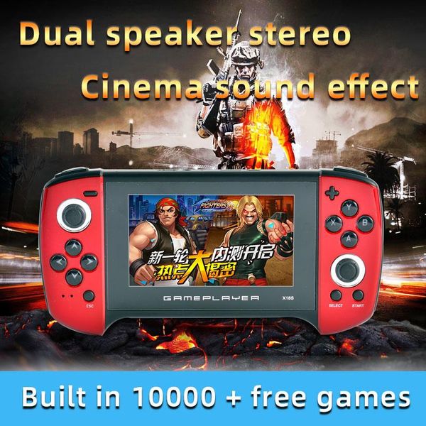 

game console 4.3-inch large screen upgrade enhanced version two-person battle handheld arcade gamepads portable players
