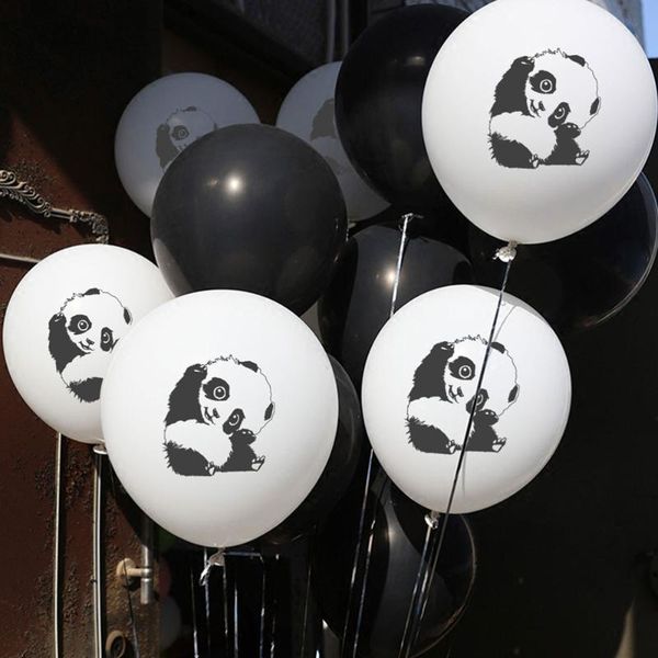 

pcs kids party favors panda themed banner balloons cake ers baby birthday supply decorations favor