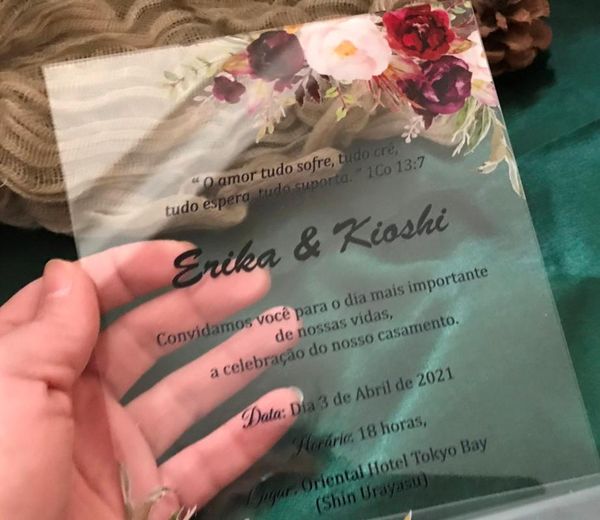 

greeting cards flower invitations,custom acrylic wedding invitation, design invites,acrylic transparent invitation