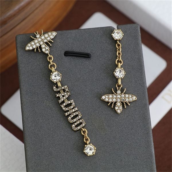 

85% off factory clearance new asymmetric earrings and earrings, Golden