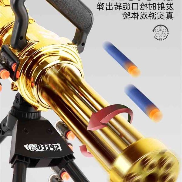 

2535gatling electric continuous firing soft bullet children's toy m249 boy light off simulation heavy machine gun