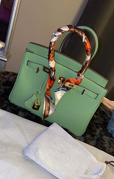 

handbag women luxurys designers bags 2021 crossbody bag avocado color 35cm shoulder with real lo purse zhouzhoubao123