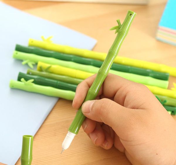 

gel pens jonvon satone kawaii 4p bamboo pen stationery cute neutral creative school tools caneta material escolar supplies