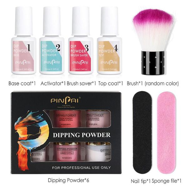 

nail glitter 13pcs/set dipping powders set starter kit nude series dip art powder natural dry dippping with brush, Silver;gold