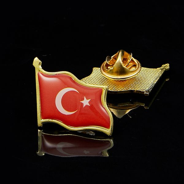 

30pcs turkey flag craft pattern enamel pin badge retro scarfs clothes bag jewelry