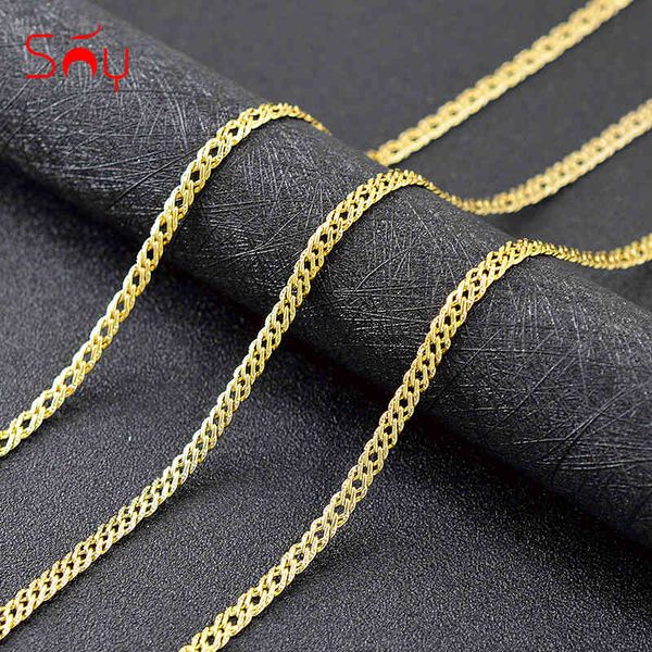 

sunny vintage link chain maxi geometric necklace women dubai neckalce for wedding jewelry findings, Silver