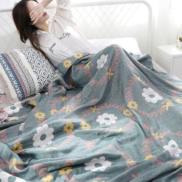 

blankets pure cotton gauze towel quilt single double blanket air conditioning nap summer cool thin section