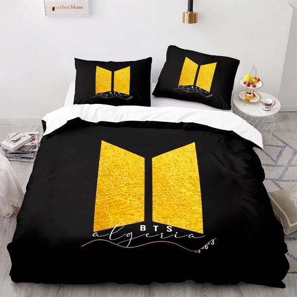 

bedding sets bangtan butter set single twin full  king size buttere bed aldult kid bedroom duvetcover 3d print 036
